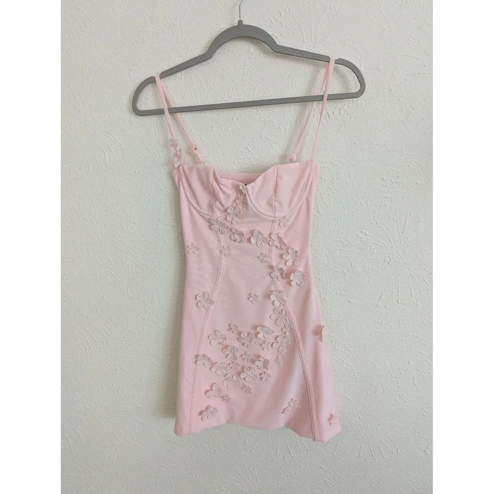 Babyboo Dalary mini dress size XS blush bodycon night out party dress - Picture 3 of 7
